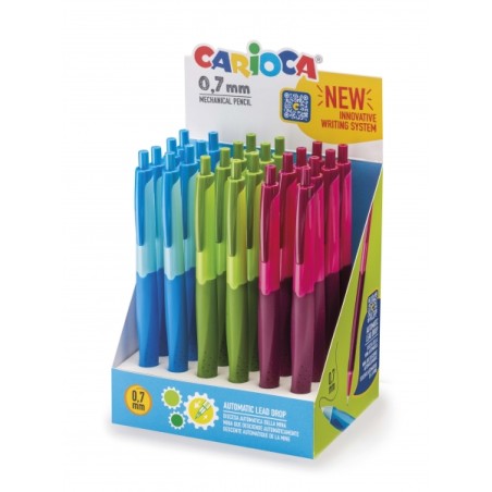 Porte-mines Carioca couleurs présentoir