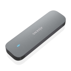Aisens Boîtier Externe M.2 ASM2-006Gry SATA vers USB3.1 Gris
