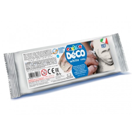 ✅ Pâte à modeler Carioca 1000gr - Convient à toutes les techniques de modelage - Durcit à l'air sans cuisson en stock