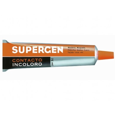 ✅ Colle Contact Supergen Incolore 75 ml - Séchage rapide - Ne contient pas de toluène - Résistance au vieilli en stock