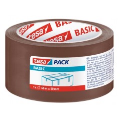 ✅ Joint d'emballage Tesa Basic 50 mm x 66 mètres - En polypropylène - Adhésif écologique - Couleur marron co en stock