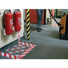 ✅ Ruban adhésif de marquage Tesa 50 mm x 66 m - Idéal pour marquer des obstacles permanents - Adhésif sans so en stock