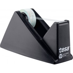 ✅ Tesa Tesafilm Eco & Crystal Support de rouleau de table facile à découper + ruban adhésif fabriqué avec 90 en stock