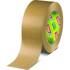 Tesa Tesapack Paper Ruban adhésif standard 50 mm x 50 m – Fabriqué avec 56 % de matériaux biodégradables – Papier issu de