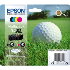 Epson Multipack 34XL (4 cartouches) - Couleurs XL longue durée