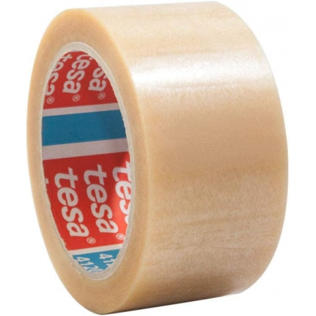 Lot de 6 Tesa 4120 rubans adhésifs d'emballage standard 50 mm x 66 m 