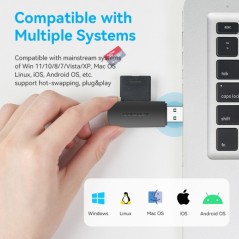 Lecteur de carte externe USB 3.0 Convention - Noir rapide et fiable