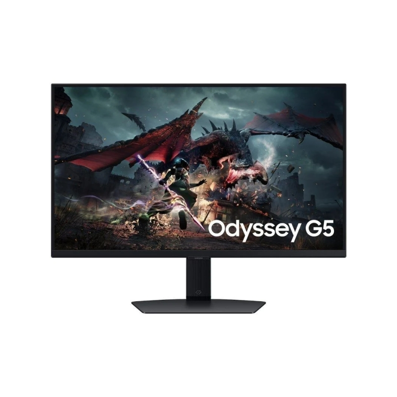 Moniteur Samsung Odyssey G5 G50D 27" IPS QHD 180 Hz FreeSync - Temps de réponse de 1 ms - Réglable en hauteur, rotation et