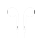 Écouteurs intra-auriculaires TechOneTech EarTech - Microphone intégré - Prise mini-jack 3,5 mm - Câble de 1,20 m - Blanc