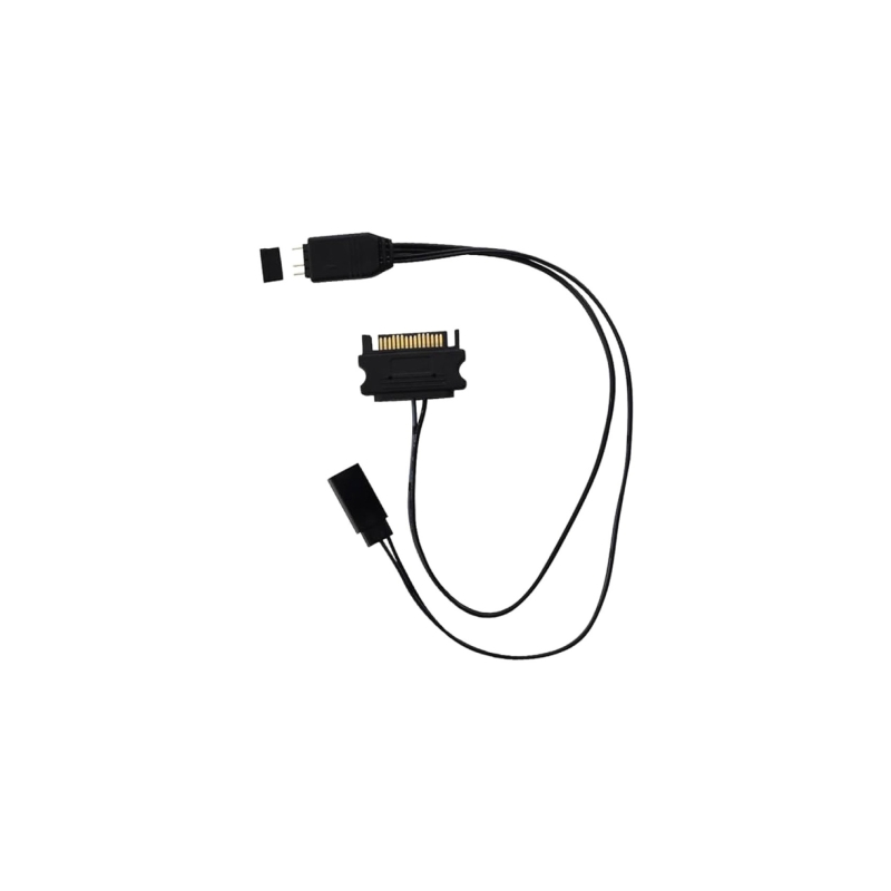 Contrôleur ARGB Coolbox CTRL01 Mini - Transforme le bouton de réinitialisation en sélecteur d'effets pour ventilateurs et