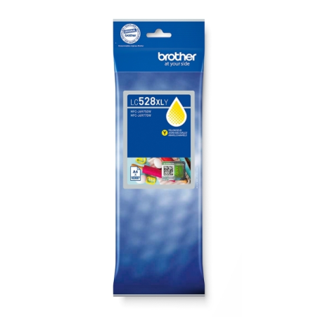 Cartouche d'encre jaune Brother LC528XLY