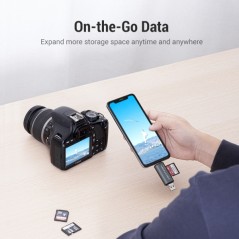 Lecteur de carte externe USB 3.0 Vention - Gris rapide et compatible