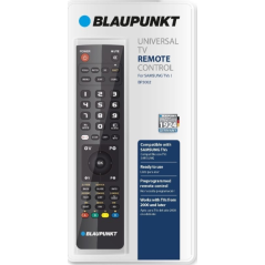 Télécommande universelle Blaupunkt pour Samsung - Préconfigurée - Fonctionne sur piles - Contrôle infrarouge - Noire