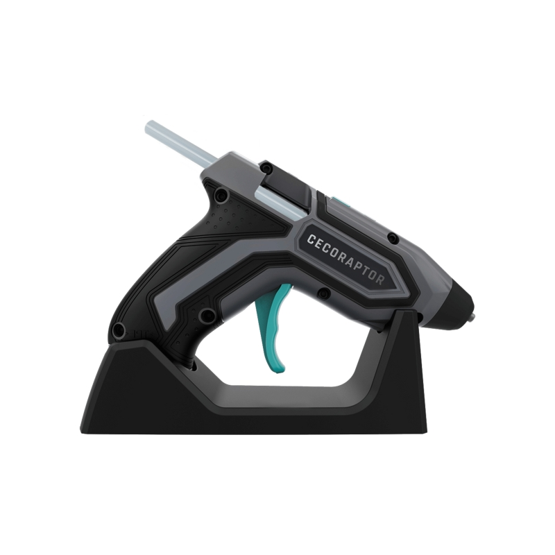 Pistolet à colle chaude Cecotec CecoRaptor Perfect Fix 360 X-Treme - Autonomie de 30 min - Base de chargement - Batterie 1,5 Ah