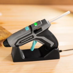Pistolet à colle chaude Cecotec CecoRaptor Perfect Fix 360 X-Treme - Autonomie de 30 min - Base de chargement - Batterie 1,5 Ah