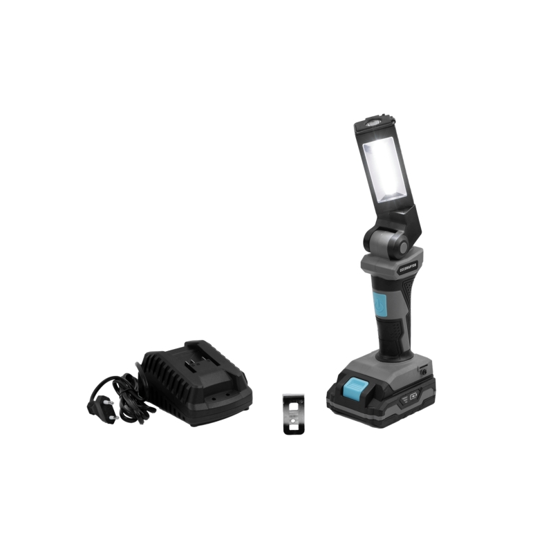 Lampe de travail LED Cecotec CecoRaptor 2020 Advance - 5 W - Autonomie de 4 h - Batterie 2 Ah 20 V - 300 lumens - Tête rotative
