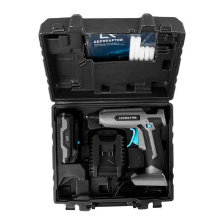 Pistolet à colle thermofusible Cecotec CecoRaptor Perfect Fix 2020 Advance - Autonomie de 30 min - Batterie 2 Ah 20 V