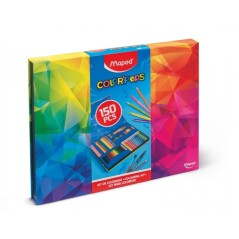 ✅ Maped Color'Peps Pack de 150 pièces pour colorier avec feutres, crayons de couleurs forts, Infinity, Aqua, Pa en stock