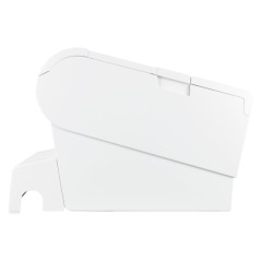 Boîte de rangement blanche angulaire