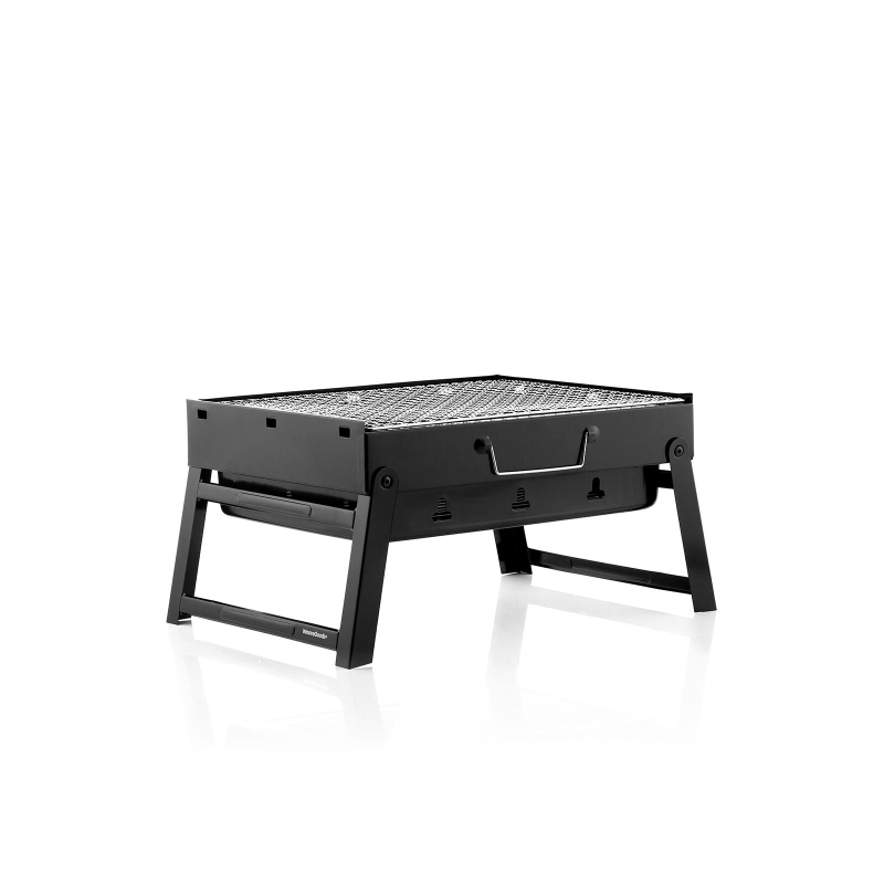 Barbecue de table portable Innovagoods BearBQ - Fer - Pliable - Contient jusqu'à 1,5 kg de charbon - Grille amovible 35 x 27 cm