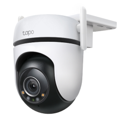 Caméra de sécurité IP WiFi TP-Link Tapo C520WS 2K QHD 4MP - Convient pour l'intérieur/extérieur - Vision panoramique à 360º