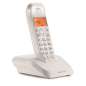 Téléphone sans fil DECT Motorola S1201 - Identification de l'appelant - Répondeur - Mains libres - Blanc
