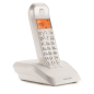 Téléphone sans fil DECT Motorola S1201 - Identification de l'appelant - Répondeur - Mains libres - Blanc