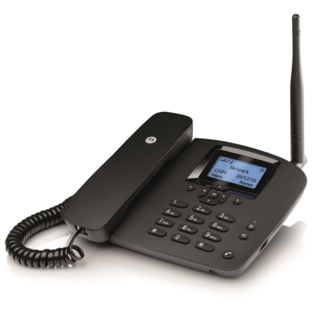 Téléphone fixe Motorola FW200L - GSM - SIM uniquement - Mains libres