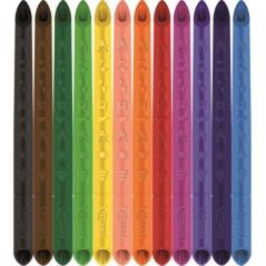 Maped Color'Peps Infinity Pack de 12 Crayons de Couleur Longue Tenue - Entièrement en Mine - Couleurs Assorties
