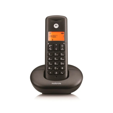 Téléphone sans fil Motorola E202 DECT + 1 extension - Identification de l'appelant - Répondeur - Mains libres