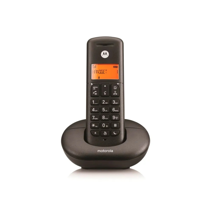 Téléphone sans fil Motorola E201 - Identification de l'appelant - Répondeur - Mains libres