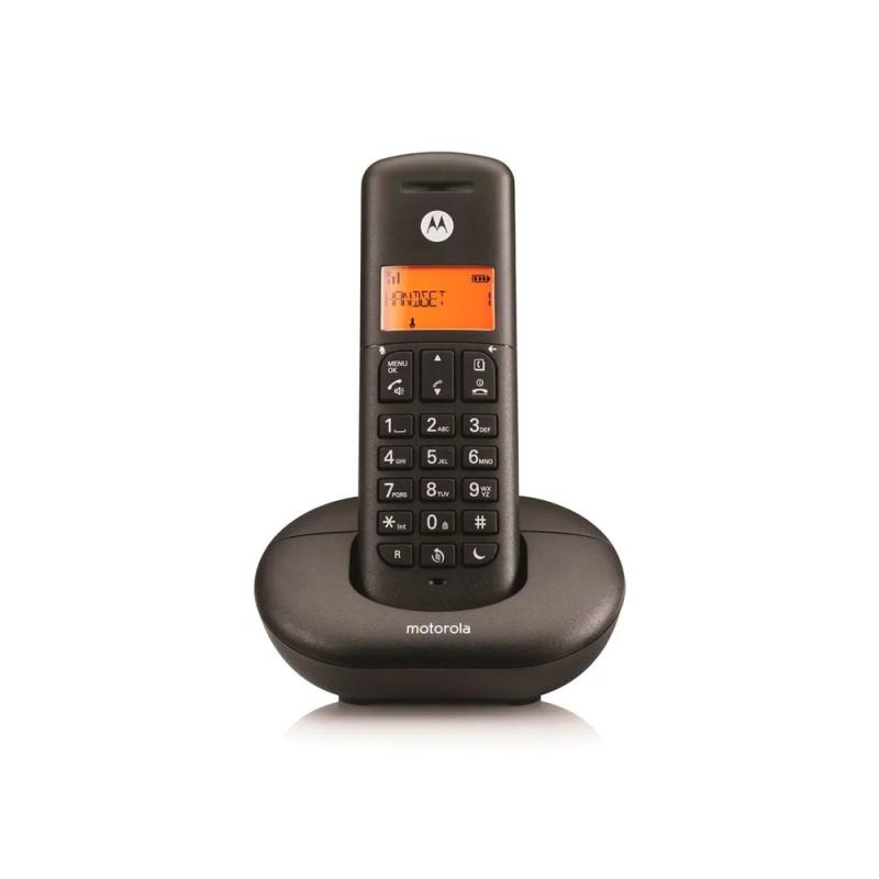 Téléphone sans fil Motorola E201 - Identification de l'appelant - Répondeur - Mains libres