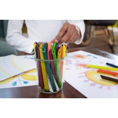 ✅ Maped Color'Peps Infinity Pack de 12 Crayons de Couleur Longue Tenue - Entièrement en Mine - Couleurs Assorti en stock