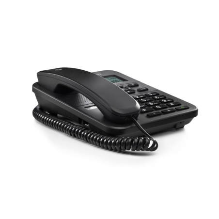 Téléphone fixe Motorola CT202 - Mains libres - Identification de l'appelant - Noir