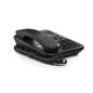 Téléphone fixe Motorola CT202 - Mains libres - Identification de l'appelant - Noir