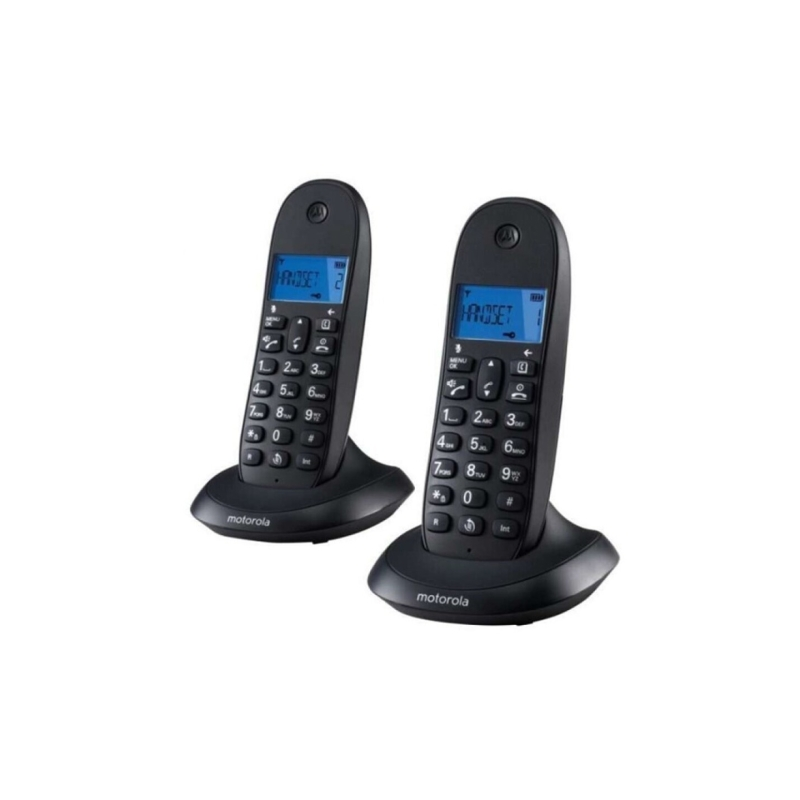 Téléphone sans fil Motorola C1002L DECT + 1 extension - Identification de l'appelant - Mains libres