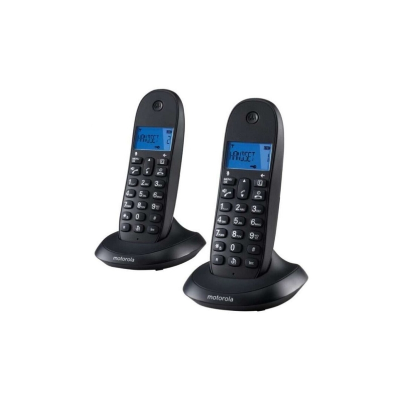 Téléphone sans fil Motorola C1002L DECT + 1 extension - Identification de l'appelant - Mains libres