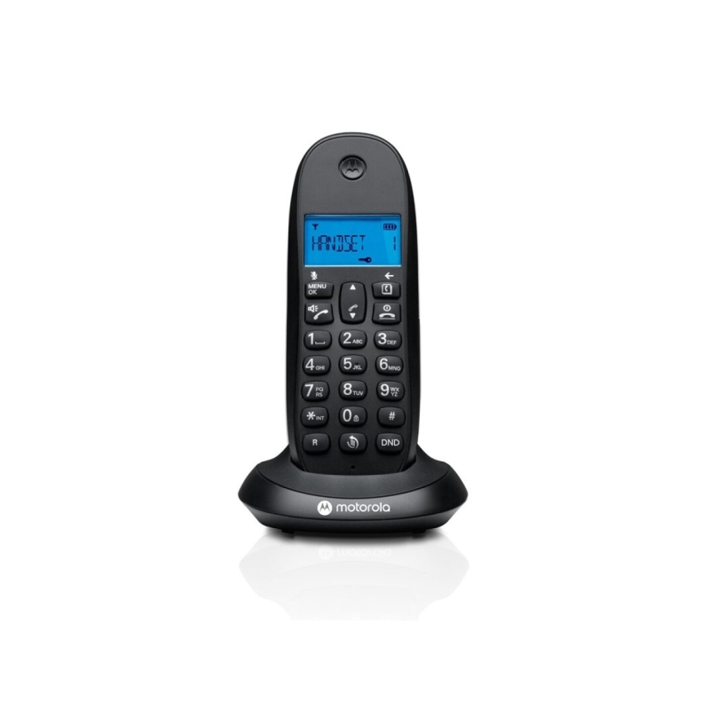 Téléphone sans fil DECT Motorola C1001L - Identification de l'appelant - Mains libres