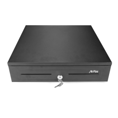 Tiroir-caisse automatique AVPos CASH-U285 41 cm - 5 compartiments pour billets - 8 compartiments pour pièces - RJ11 - Acier