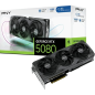 Carte graphique PNY GeForce RTX 5080 16 Go GDDR7 overclockée triple ventilateur Reflex 2 AI NVIDIA DLSS4