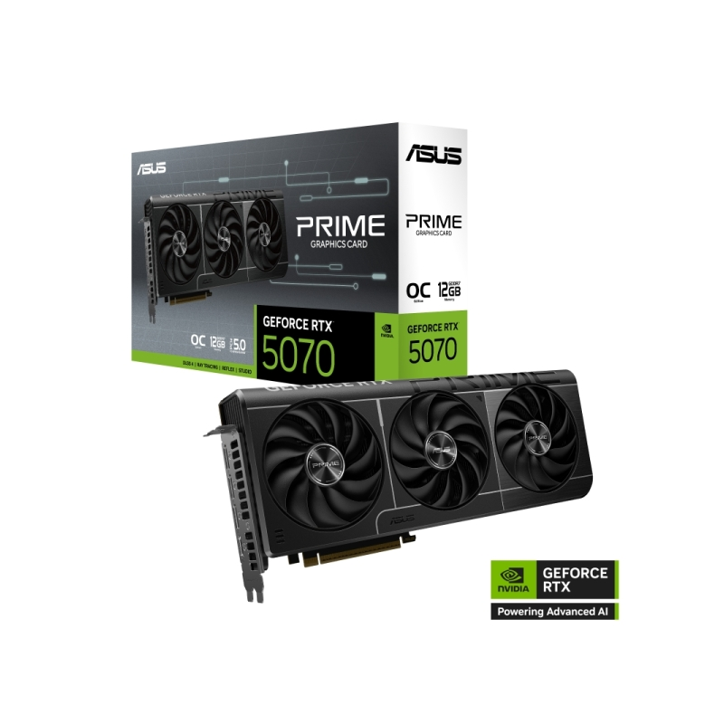 Carte graphique Asus GeForce PRIME-RTX5070-O12G OC Edition 12 Go GDDR7