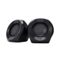 Enceintes Trust 2.0 USB 8 W - Entrée et sortie jack 3,5 mm - Câble 1,30 m - Noir