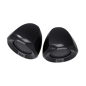 Enceintes Trust 2.0 USB 8 W - Entrée et sortie jack 3,5 mm - Câble 1,30 m - Noir