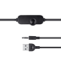 Enceintes Trust 2.0 USB 8 W - Entrée et sortie jack 3,5 mm - Câble 1,30 m - Noir