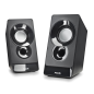 Enceintes NGS SB210 2.0 12 W - Alimentation USB - Entrée jack - Contrôle du volume intégré - Noir