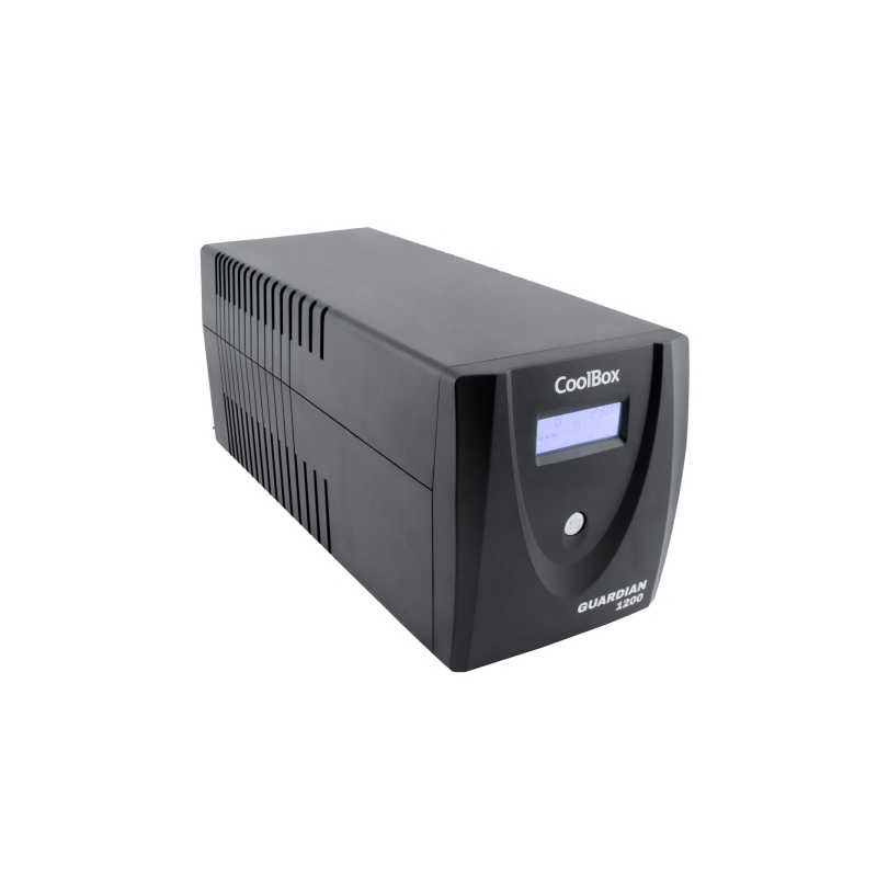 Onduleur Coolbox Guardian3 1200 VA 720 W - 2 prises Schuko - USB - 2 ports RJ45 - Protection complète contre les surtensions et