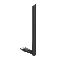 Adaptateur USB Wi-Fi double bande Mercusys MA30H AC1300 - Jusqu'à 867 Mbit/s en 5 GHz, jusqu'à 400 Mbit/s en 2,4 GHz - Noir