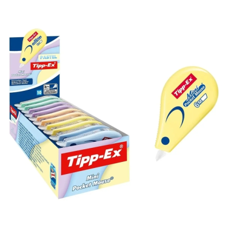 Boîte de dix souris correctrices pastel