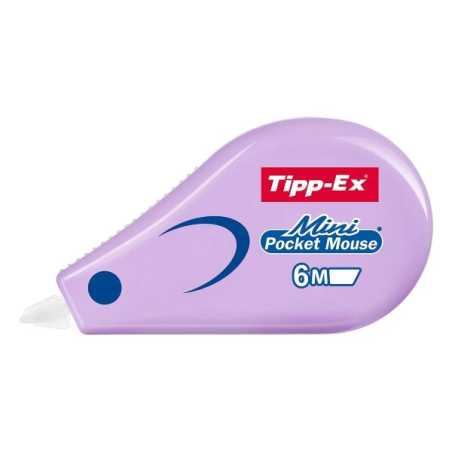Lot de 10 rubans correcteurs Tipp-Ex Mini Pocket Mouse 5mm x 6m