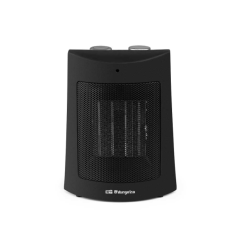 Chauffage céramique Orbegozo CR 5113 - Puissance 1500 W - Thermostat - Système anti-basculement - Noir